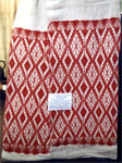 Полотенце татарское домотканое льняное с красной узорной каймой. Начало ХХ в.