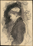 Репин И.Е. Портрет Е.Д. Баташевой. 1891 г.